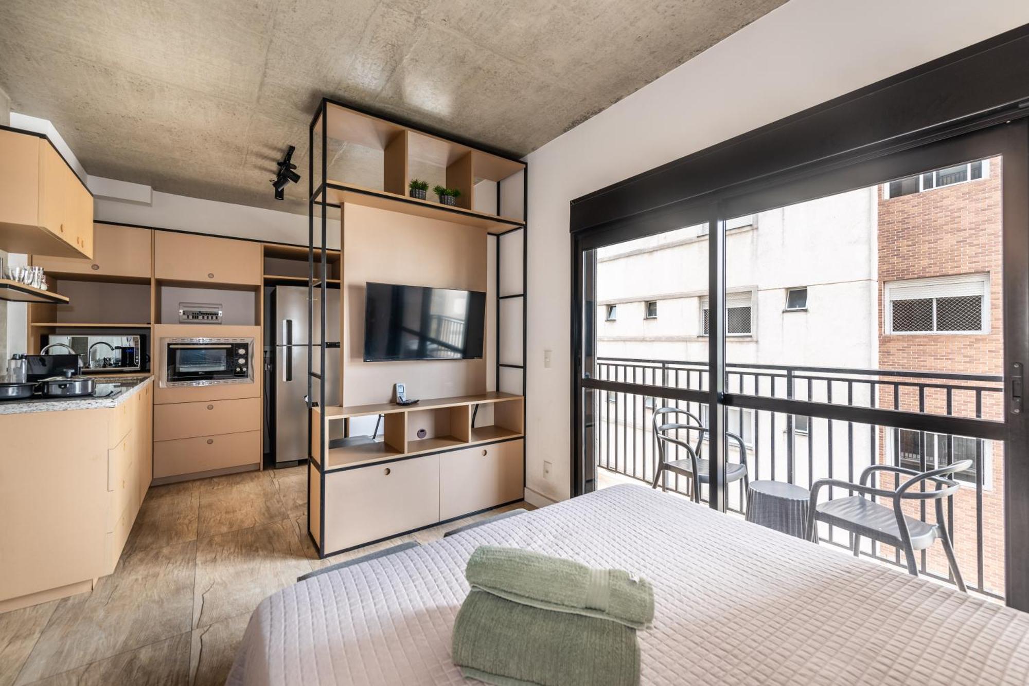 83 New Studio Next Paulista Av, Fast Wifi And Balcony São Paulo Ngoại thất bức ảnh