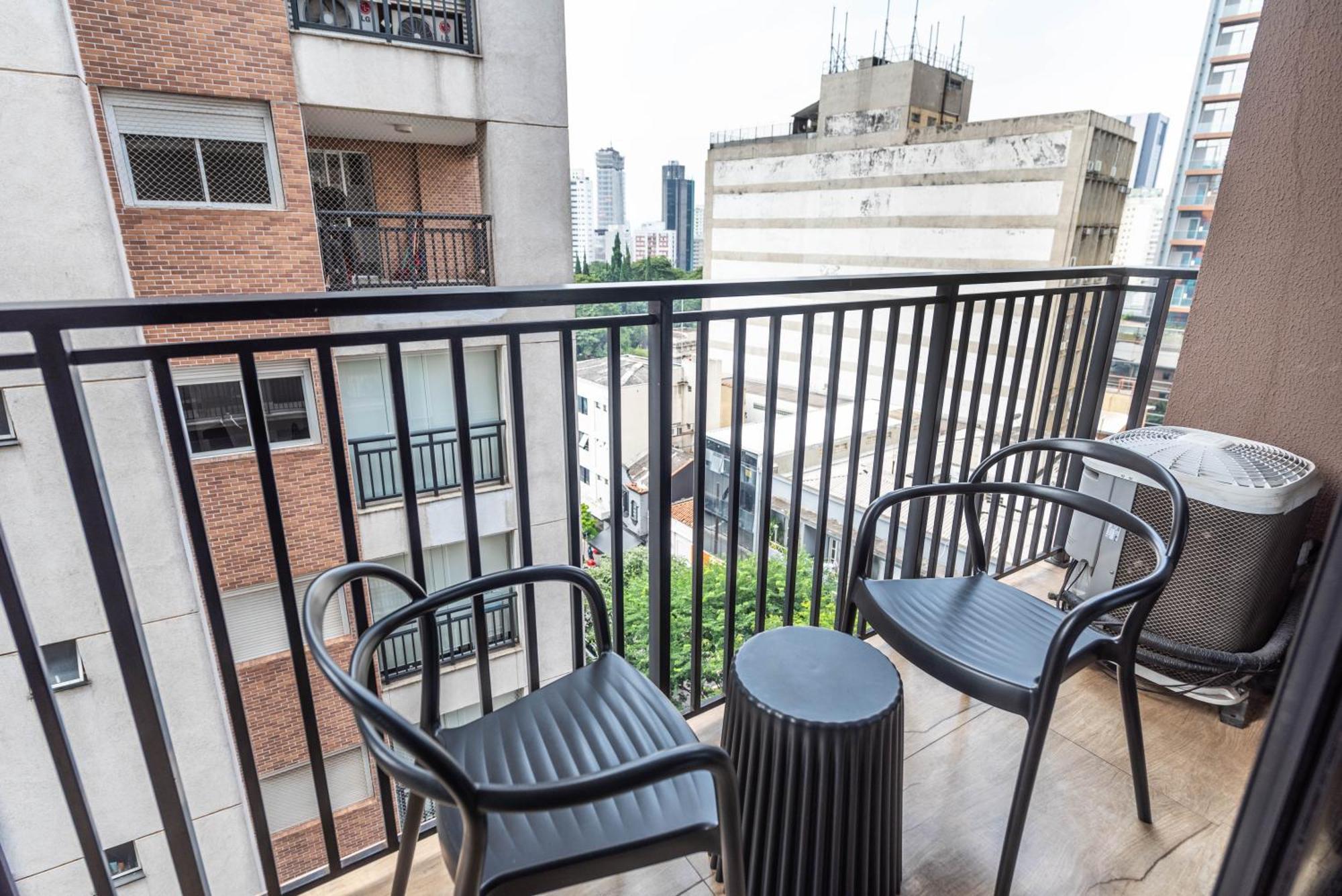 83 New Studio Next Paulista Av, Fast Wifi And Balcony São Paulo Ngoại thất bức ảnh